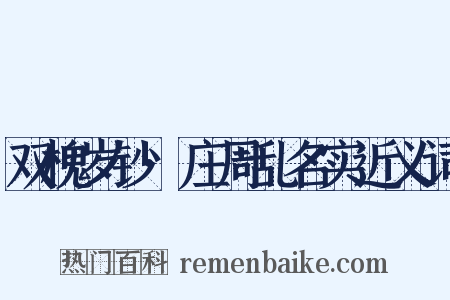 双槐岁钞·庄周乱名实近义词是什么意思的图片